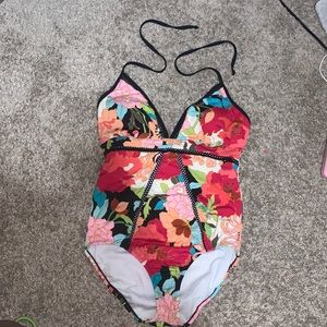 FLORAL BATHING SUIT